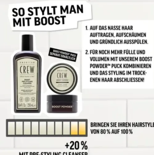 American Crew Boost Pre-Styling Cleanser Clearance