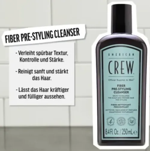 American Crew Fiber Pre-Styling Cleanser New