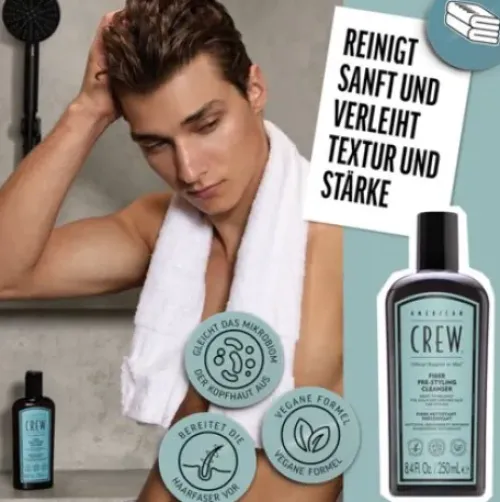 American Crew Fiber Pre-Styling Cleanser New