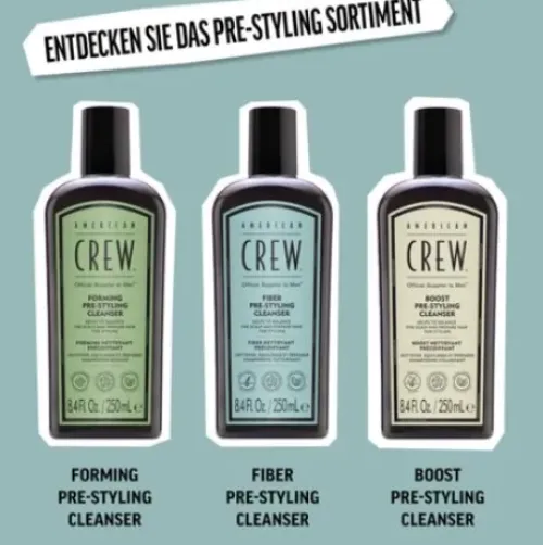 American Crew Fiber Pre-Styling Cleanser New