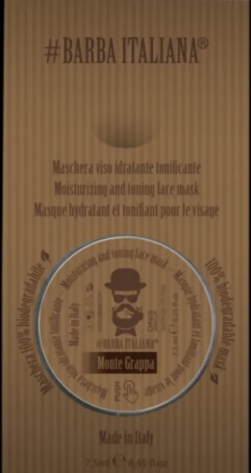 Barba Italiana Monte Grappa Feuchtigkeitsspendende und belebende Gesichtsmaske Discount