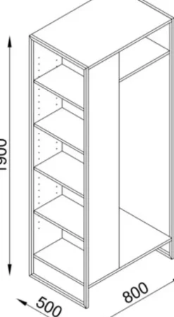 DOBI Smartline Garderobe Mina Best