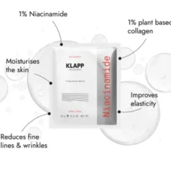 KLAPP NIACINAMIDE TRIPLE ACTION REFINE Sheet Mask Tray Kabinen Produkt Discount