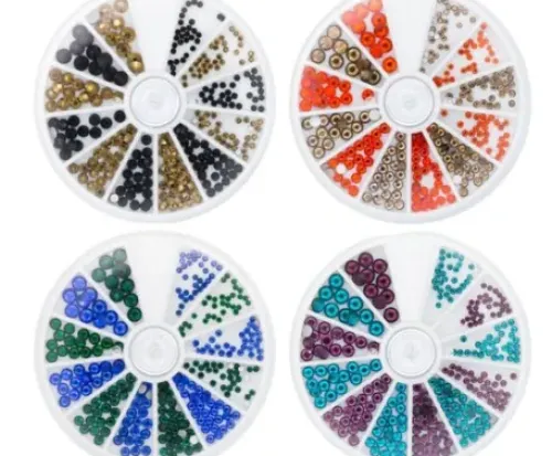 Magnetic Strasssteine Rhinestone Wheel New