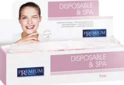 Premium Disposable & Spa Einweg offene Pantoffeln mit Gummibändern Discount