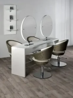 Salon Ambience Bedienungsplatz Brooklyn - Insel 4, rund
