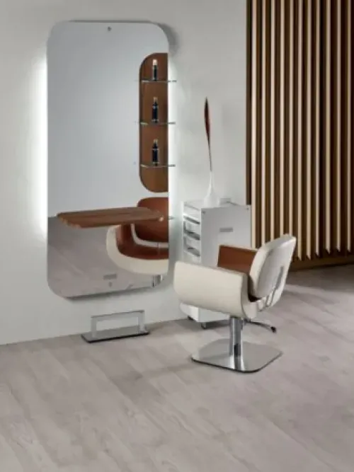 Salon Ambience Bedienungsplatz New York, Holzoptik Clearance
