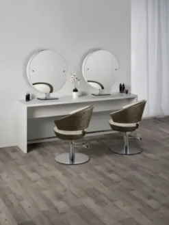 Salon Ambience Doppelbedienungsplatz Brooklyn, rund New