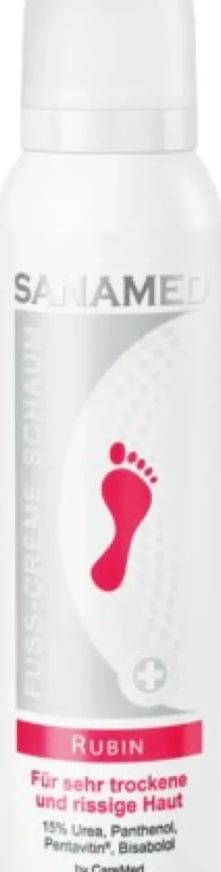 SANAMED Rubin Fuss-Creme-Schaum