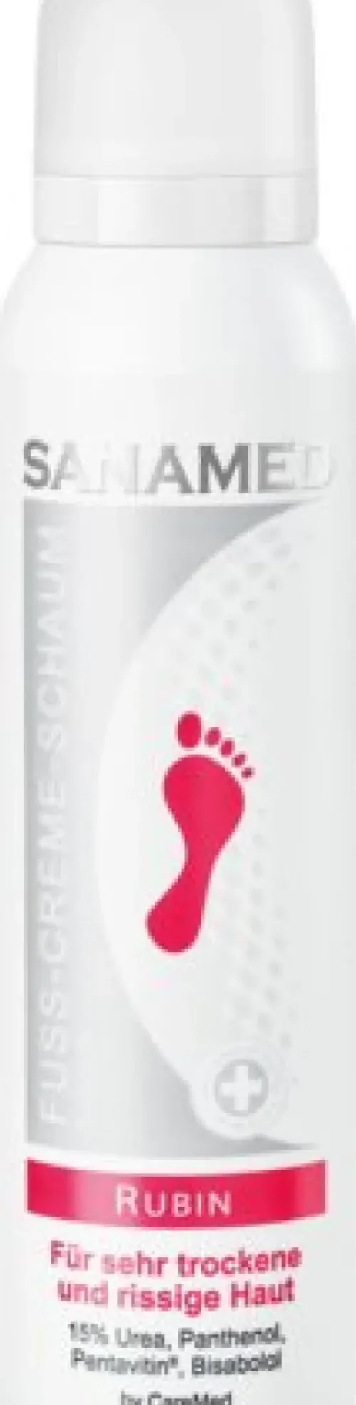 SANAMED Rubin Fuss-Creme-Schaum