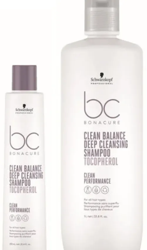 Schwarzkopf BC Clean Balance Deep Cleans Shampoo New