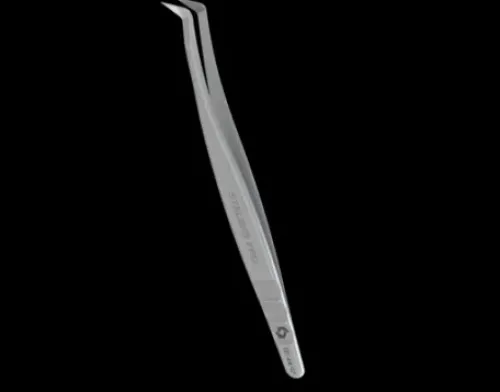 Staleks PRO Wimpernpinzette L-förmig EXPERT 44 Hot