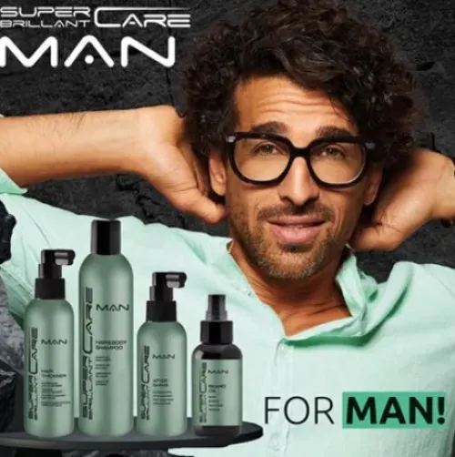 Super Brillant Care Man Broschüre New