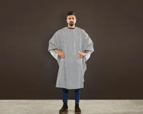 TREND DESIGN Barber Schneide- und Rasierumhang Hot