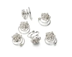 Trisa Celebride Curlies mit weissen Perlen und Strass Best