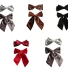 Trisa Fashion Barrette mit Samtschleife Hot