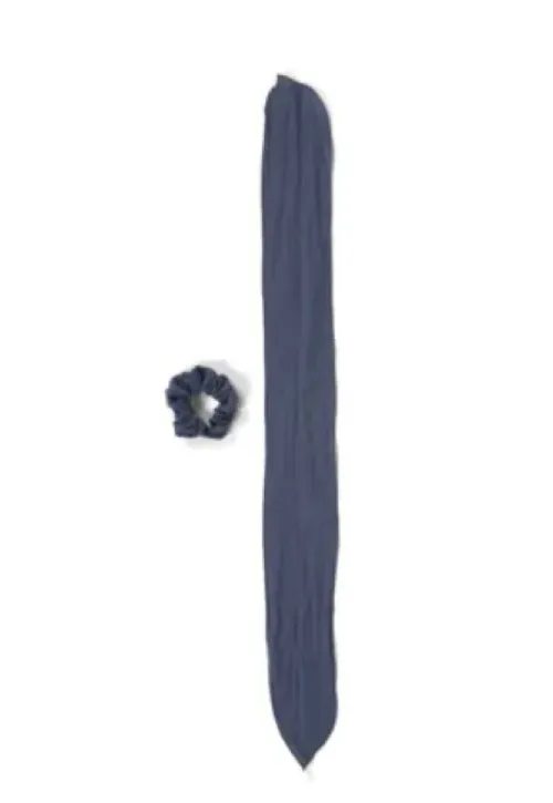 Trisa Fashion Denim Frenchclip und Scrunchie Outlet