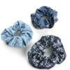 Trisa Fashion Denim Scrunchies Discount