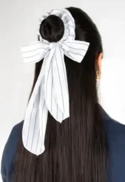 Trisa Fashion Denim Scrunchie mit Schleife Discount