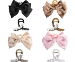 Trisa Fashion Haarklemme mit Perlen und Haarklemme mit Masche Discount