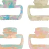 TRISA Fashion Marmoierte Haarklammer, multicolour New