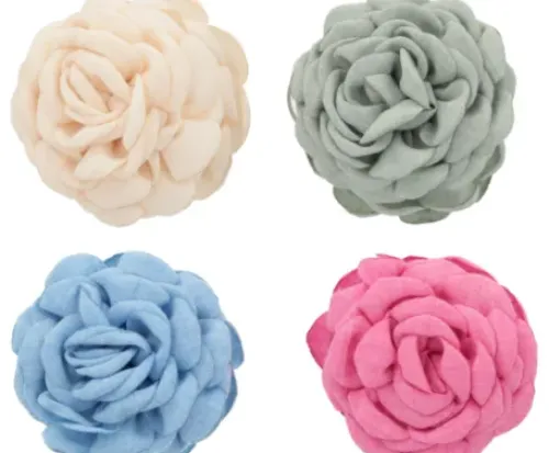 TRISA Fashion Stoffblume auf Haarklammer Set Best