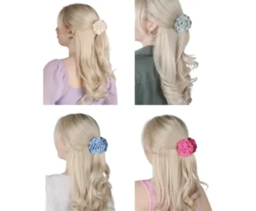 TRISA Fashion Stoffblume auf Haarklammer Set Best