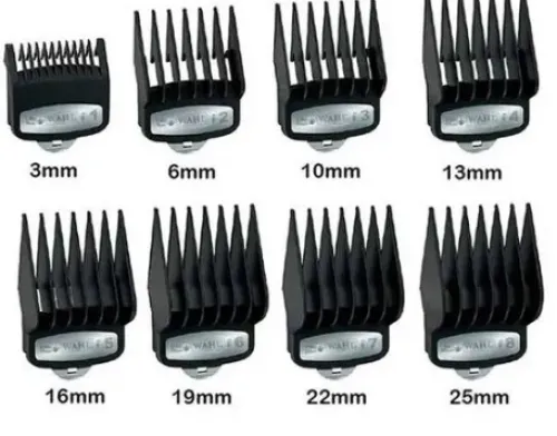 Wahl Metall Aufsteckkamm-Set Nr. 1 - 8 Best
