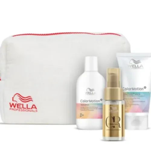 Wella Travelset ColorMotion+ Shampoo, Mask, Oil Clearance